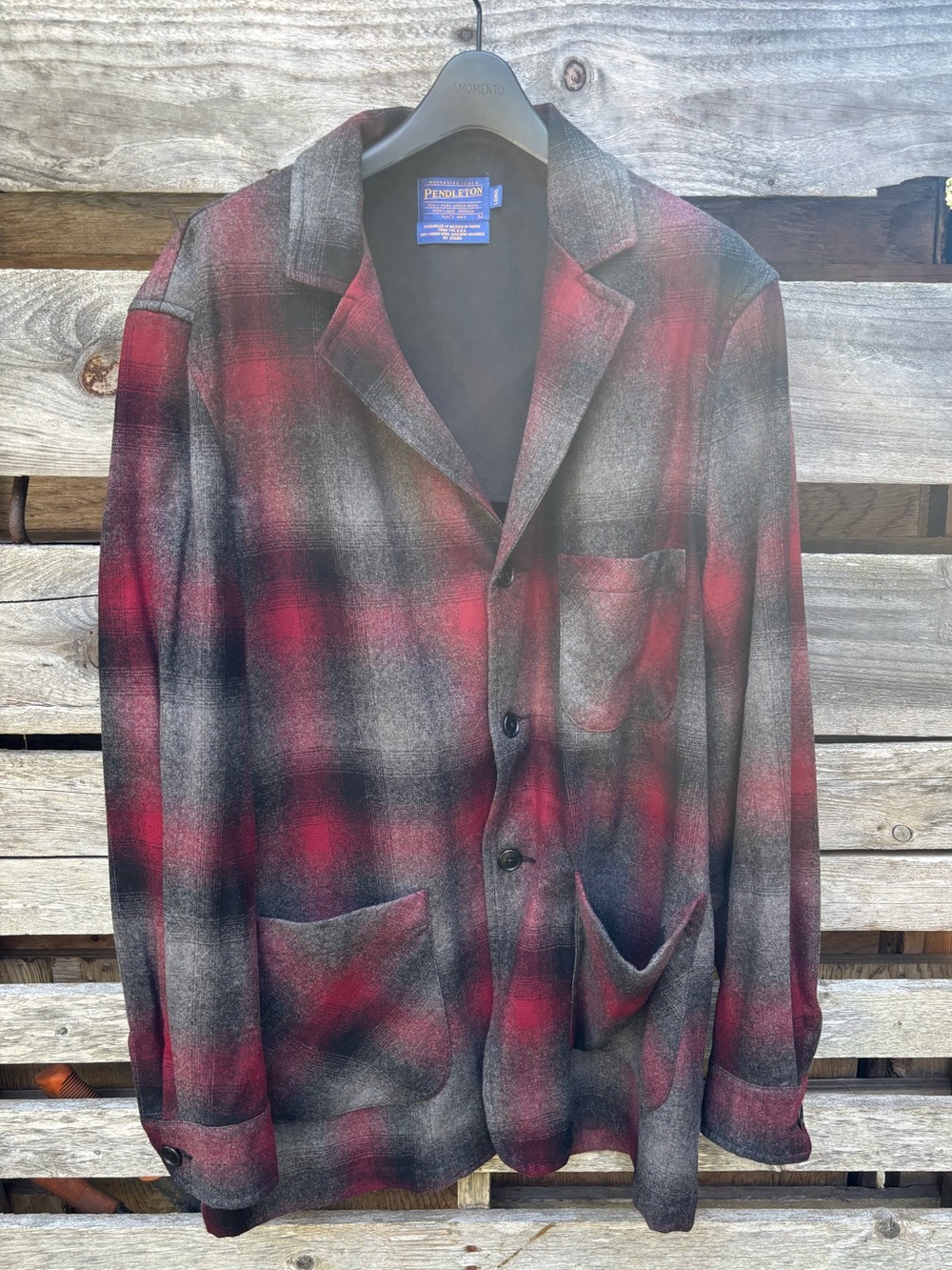 Pendleton wool blazer jacket size large long
